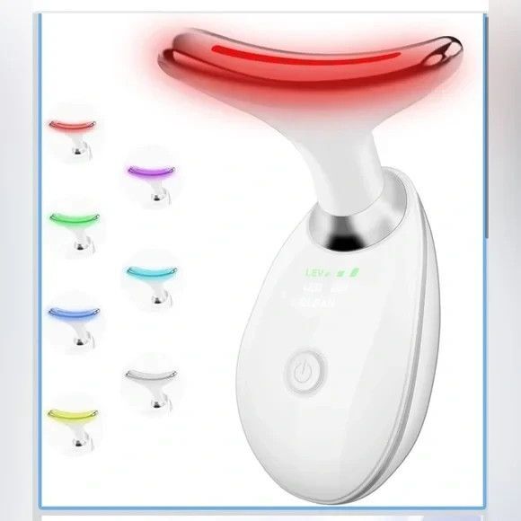 7 Color Beauty Device for Face & Neck – LED Skincare Massage Tool NEW - Picture 2 of 10